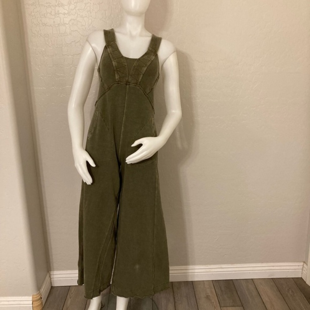 Daily Practice Olive Green Sleeveless Jumper XXS